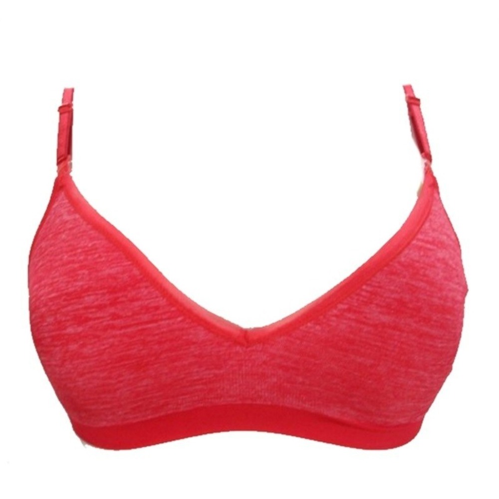NWT Hanes S Ultimate Comfy Support ComfortFlex Wirefree Bra HP11 Red 94013